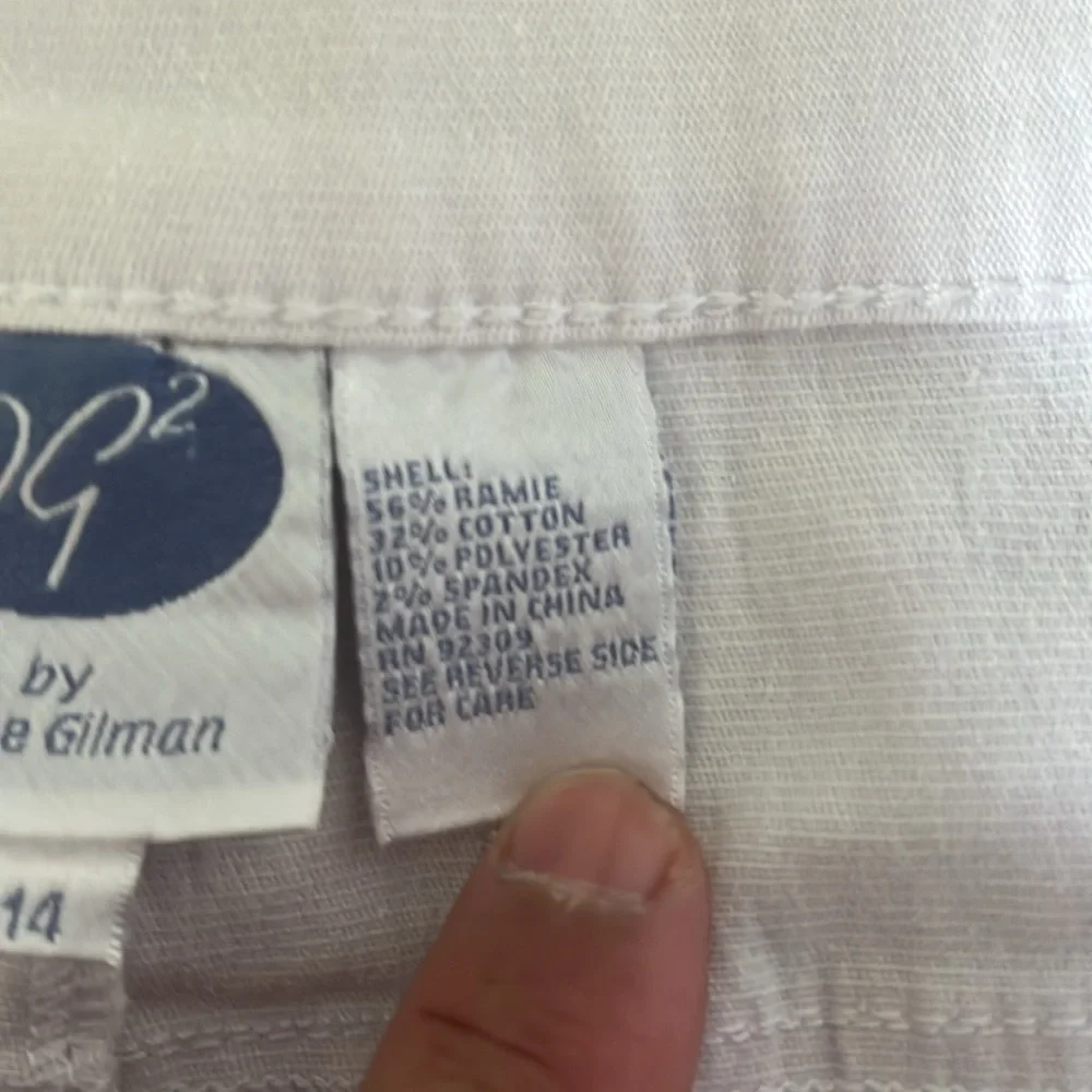 Diane Gilman White Pants - Picture 3 of 8